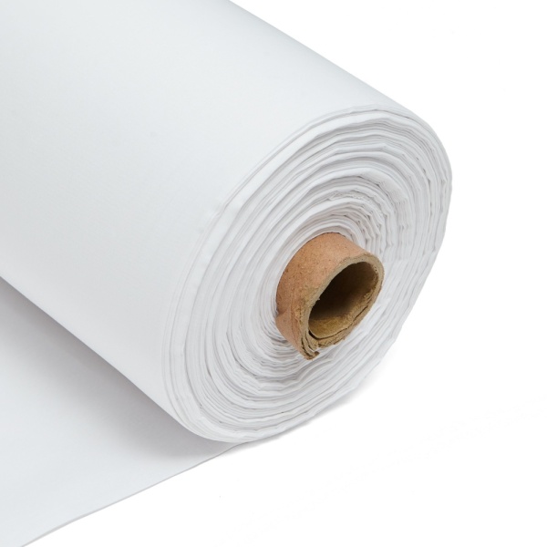 100% Cotton (2.3 metre wide) White